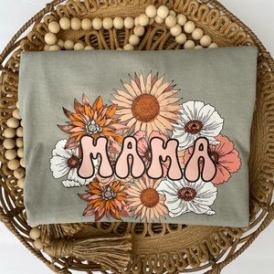 Mama Comfort Colors T-Shirt, Sage Green, Brand New, Never Worn